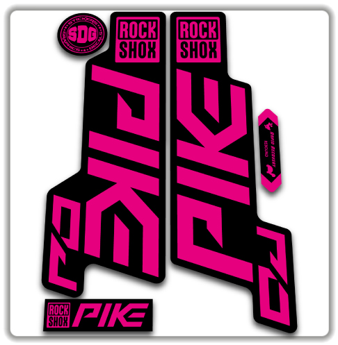 ROCKSHOX-PIKE-DJ-stickers-Fluorescent-Pink