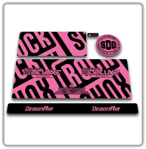 2020- 21 ROCKSHOX SUPER DELUXE ULTIMATE - stickers - Pink