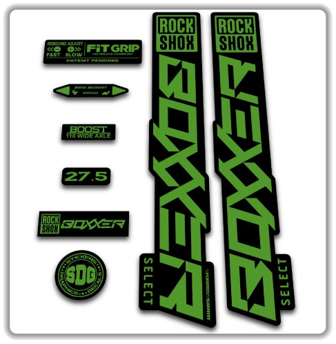 Rockshox Boxxer Select Fork Stickers 2020