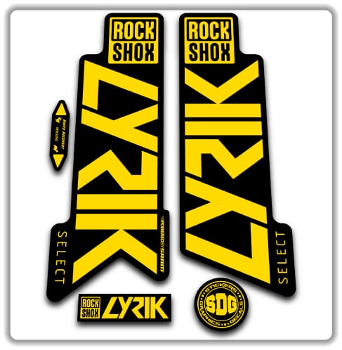 Rockshox Lyrik Select Fork Stickers 2020