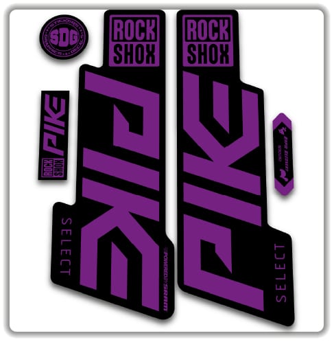 Rockshox Pike Select Fork Stickers 2020