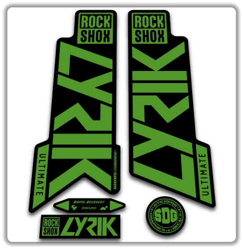 Rockshox Lyrik Ultimate Fork Stickers 2020