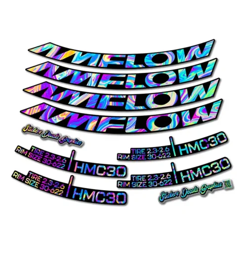 Amflow HMC30 29er Rim Stickers 2024 2025 oilslick