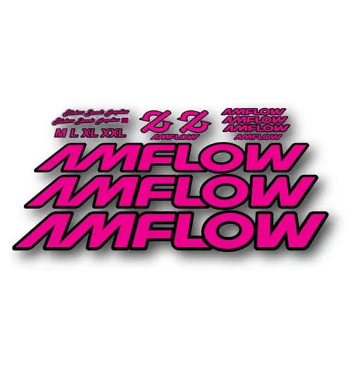 Amflow PL Basic Frame Stickers fluorescent pink
