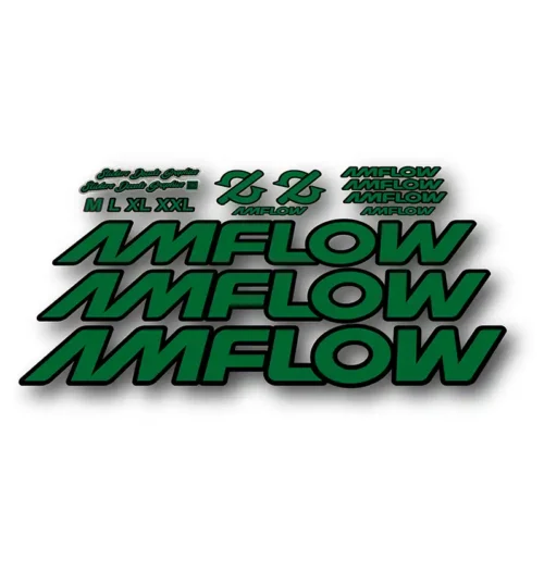 Amflow PL Basic Frame Stickers green