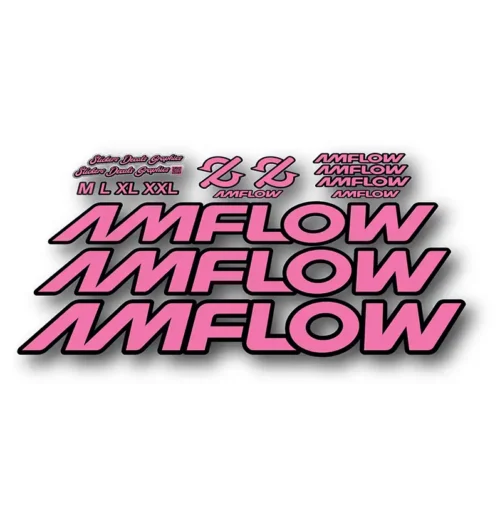 Amflow PL Basic Frame Stickers pink