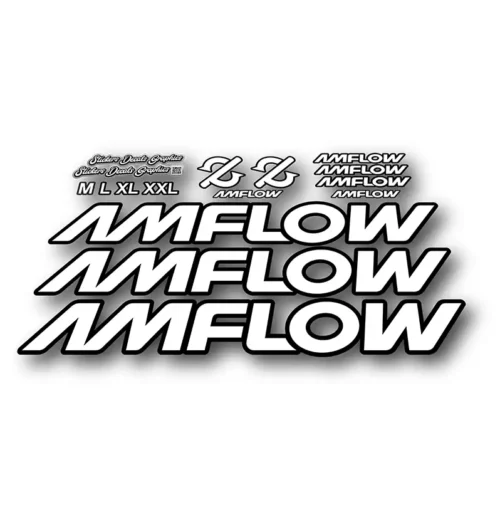 Amflow PL Basic Frame Stickers white