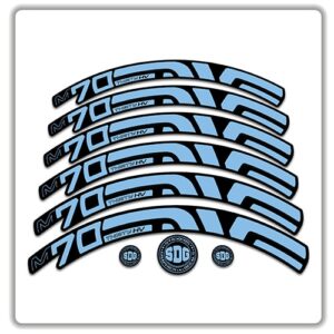 Enve M70 Thirty HV 27.5 Rim Stickers x 6 | Stickers Decals
