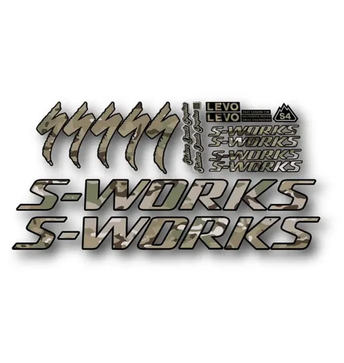 Levo Gen4 S-Works Frame Stickers 2025 2026 camo
