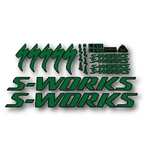 Levo Gen4 S-Works Frame Stickers 2025 2026 green
