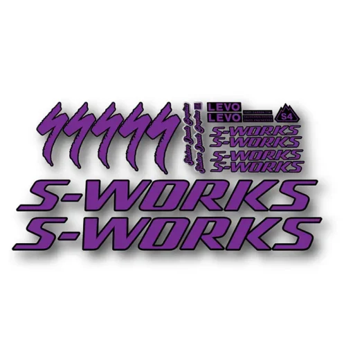Levo Gen4 S-Works Frame Stickers 2025 2026 hope purple