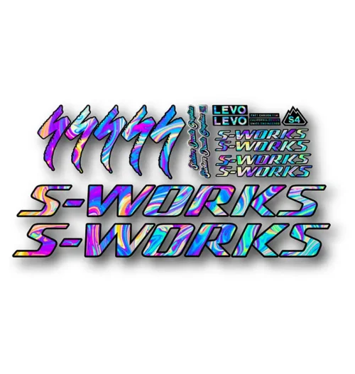 Levo Gen4 S-Works Frame Stickers 2025 2026 oilslick