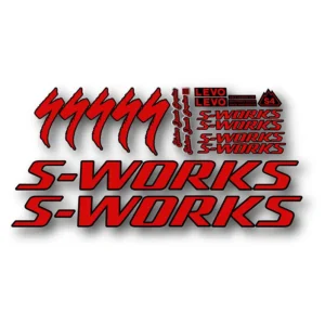Levo Gen4 S-Works Frame Stickers 2025 2026 red