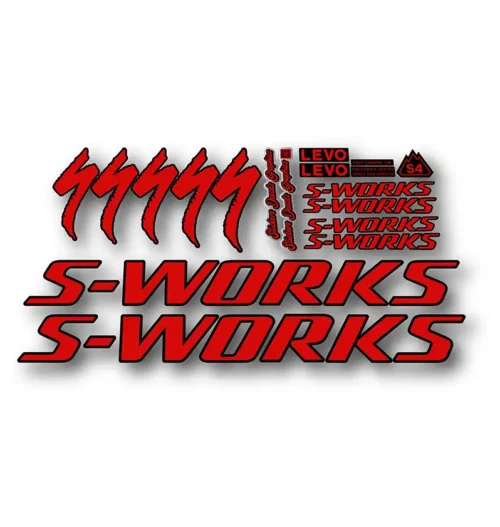 Levo Gen4 S-Works Frame Stickers 2025 2026 red