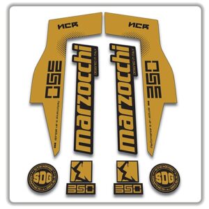 Marzocchi NCR350 Fork Stickers gold