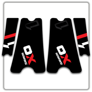 Original SRAM X01 crank arm stickers