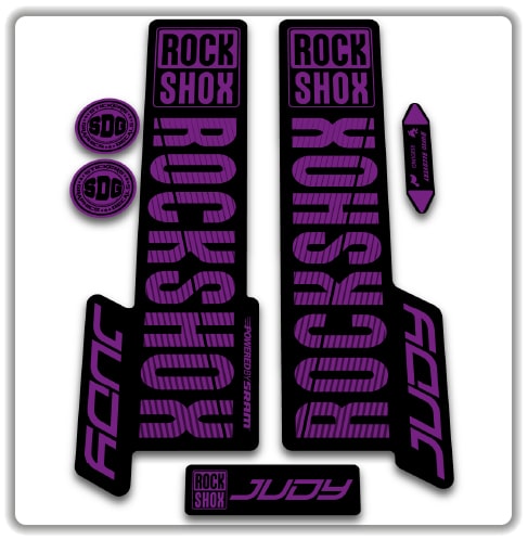 Rockshox Judy Fork Stickers 2018 2020