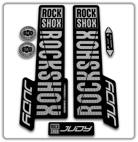 Rockshox Judy Fork Stickers 2018 2020