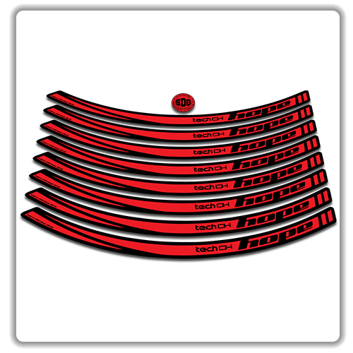 Red Hope Tech DH26 Rim Stickers