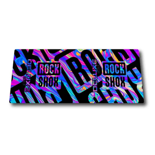 Rockshox Deluxe Select 2022 2023 Rear Shock Stickers oilslick
