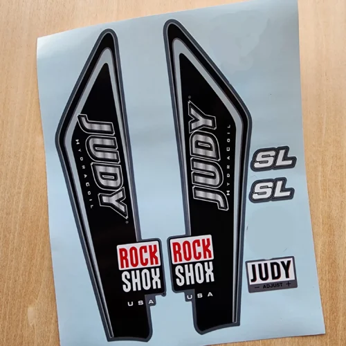 Rockshox Judy SL Hydracoil 2000 Fork Stickers Black