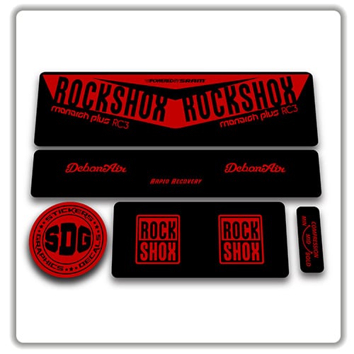 Rockshox Monarch Plus RC3 Debonair Stickers