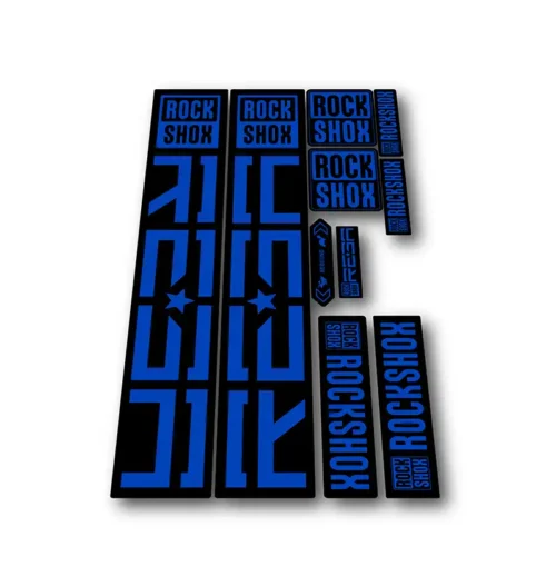 Rockshox Reba Fork Stickers 2021 2025 hope blue