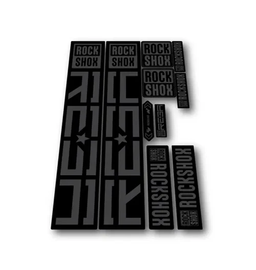Rockshox Reba Fork Stickers 2021 2025 stealth