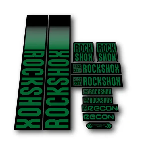 Rockshox Recon Fork Stickers 2021 2022 green