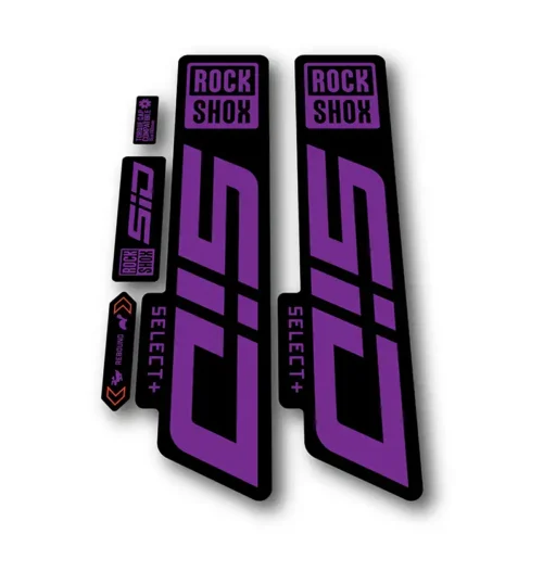 Rockshox SID Select + Fork Stickers 2021 2024 hope purple