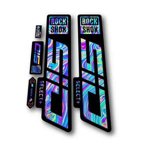 Rockshox SID Select + Fork Stickers 2021 2024 oilslick