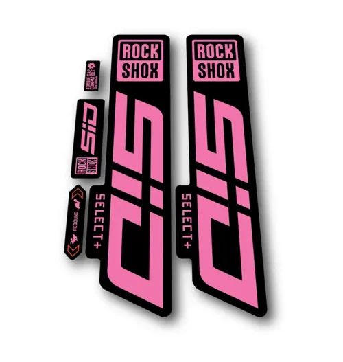 Rockshox SID Select + Fork Stickers 2021 2024 pink