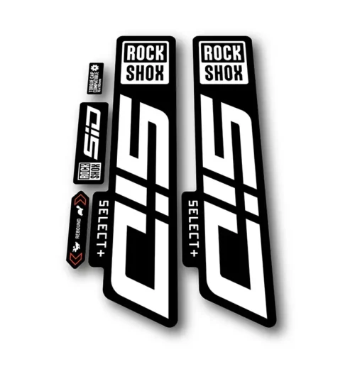 Rockshox SID Select + Fork Stickers 2021 2024 white
