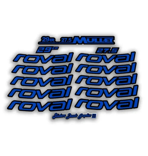 Roval Traverse HD Carbon Rim Stickers 2025 2026 mullet hope blue