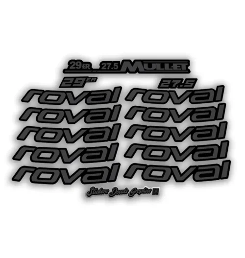 Roval Traverse HD Carbon Rim Stickers 2025 2026 mullet stealth