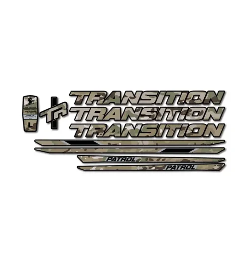 Transition Patrol Alloy 2023 Frame Stickers camo