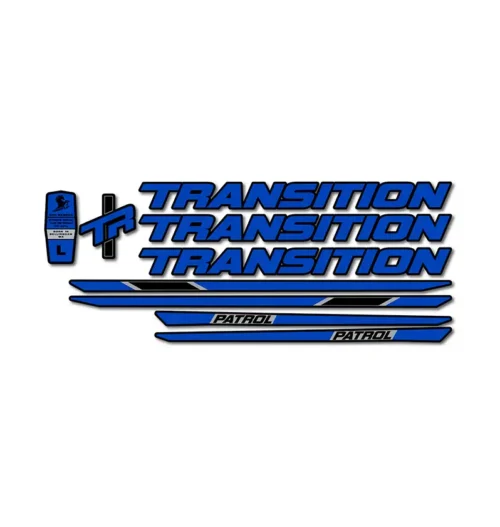 Transition Patrol Alloy 2023 Frame Stickers hope blue