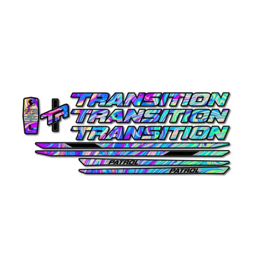 Transition Patrol Alloy 2023 Frame Stickers oilslick