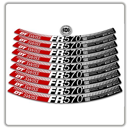 dt swiss FR 570 27.5 rim stickers