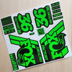 fox 36 factory 2018 2019 fork stickers