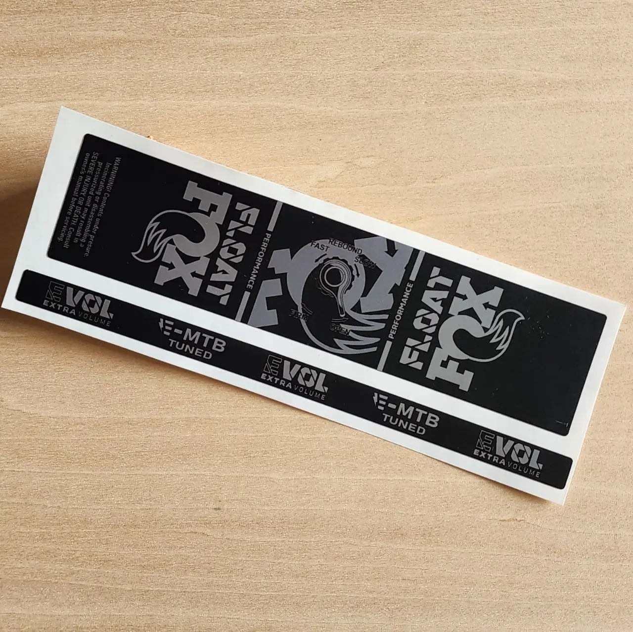 fox float rear shock sticker 2026 2027