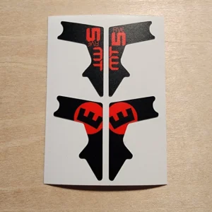 magura mt5 brake lever sticker fluorescent red