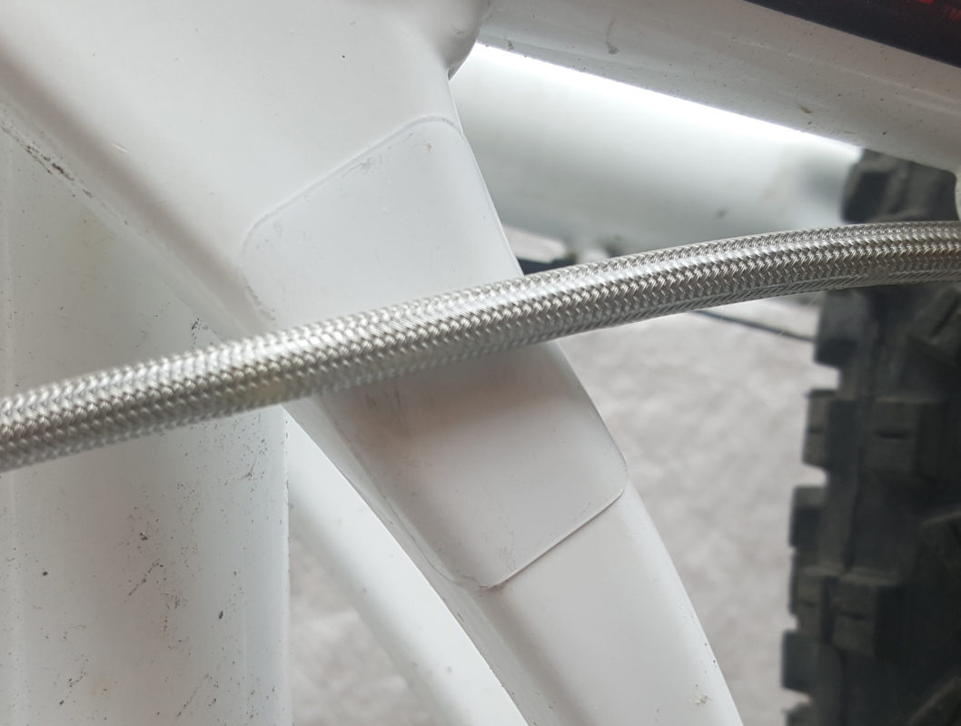 Clear Cable Rub Bike Frame Protectors Patches