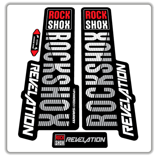 rockshox revelation fork decals