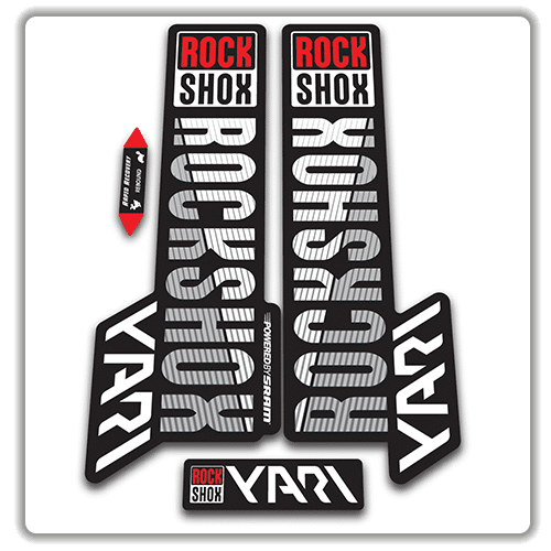 ROCKSHOX Yari 2018 Fork Decal Set