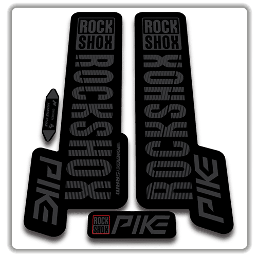 stealth rockshox pike fork stickers 2018